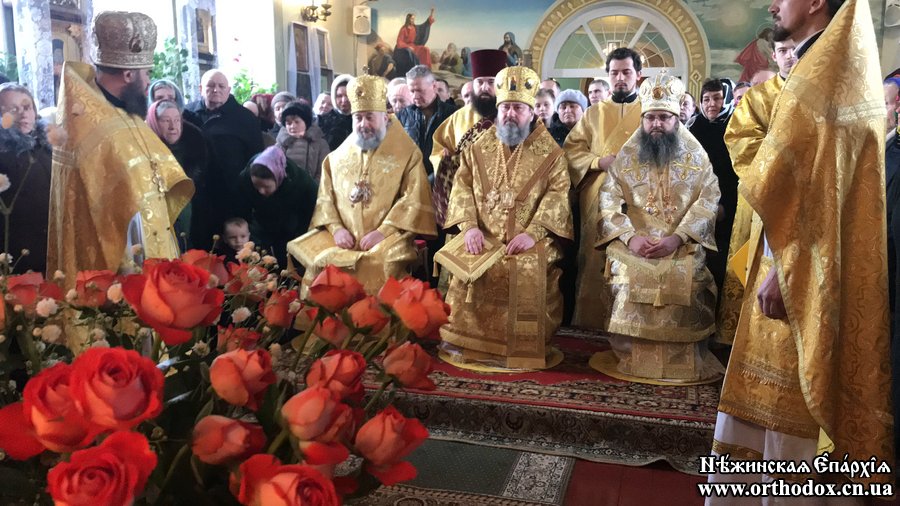 Архієрейське богослужіння в Михайлівському храмі м. Бобровиця