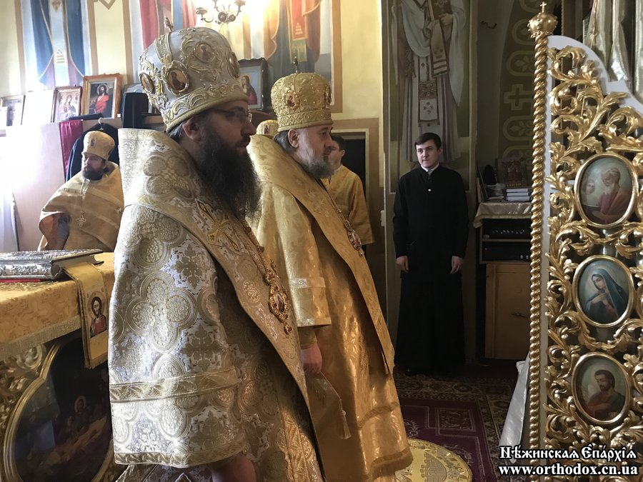 Архієрейське богослужіння в Михайлівському храмі м. Бобровиця