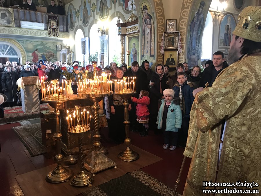 Архієрейське богослужіння в Михайлівському храмі м. Бобровиця
