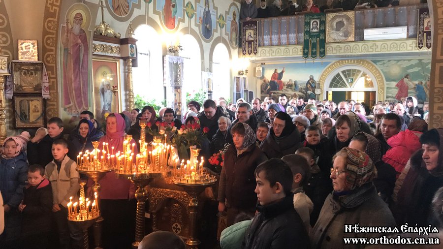 Архієрейське богослужіння в Михайлівському храмі м. Бобровиця