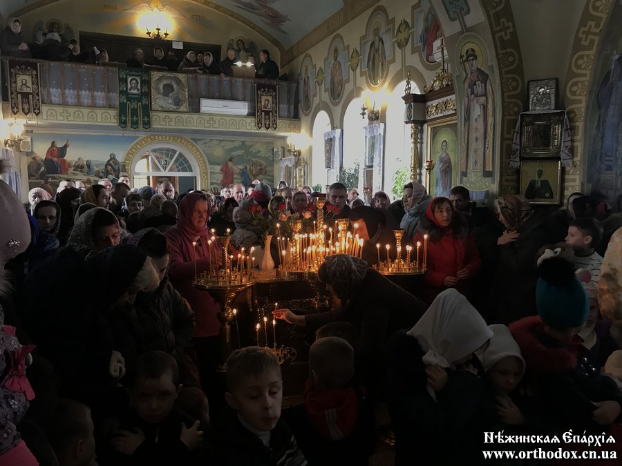 Архієрейське богослужіння в Михайлівському храмі м. Бобровиця